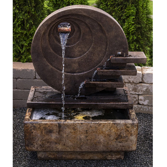 Image of a decorative water feature.