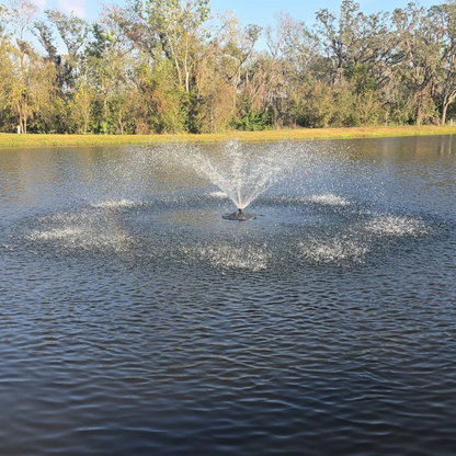 Superior Pond SFX Floating Fountain - 100FT Cord | 120V | 1/3 HP and 1/2 HP Pond Fountain