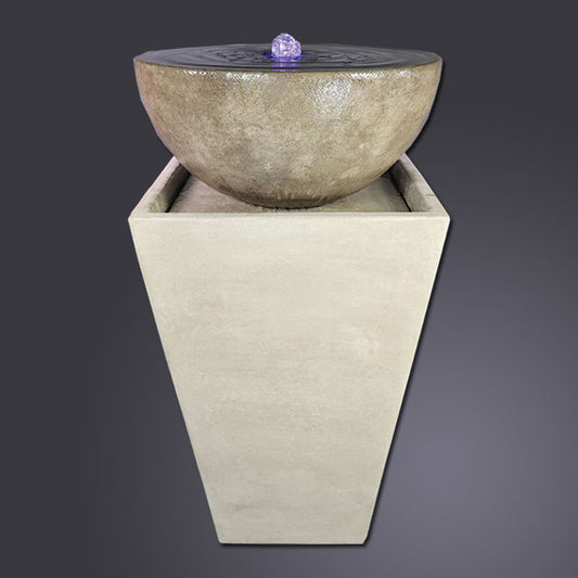 Large tapered zen fountain