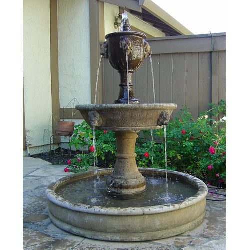 Outdoor water fountain for ponds