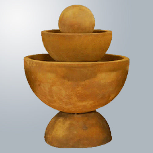 Large deep circular water feature