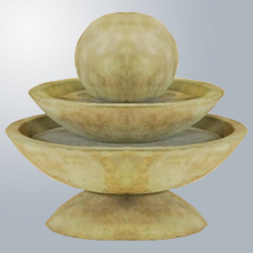 Image of a round shallow water feature.