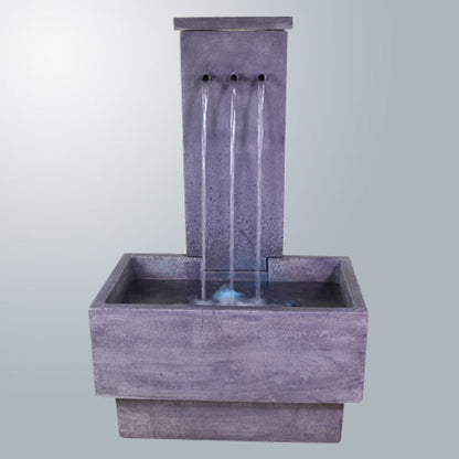 Image of a three tier copper fountain.