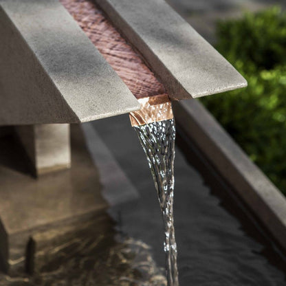 Modern garden water fountain with a unique design