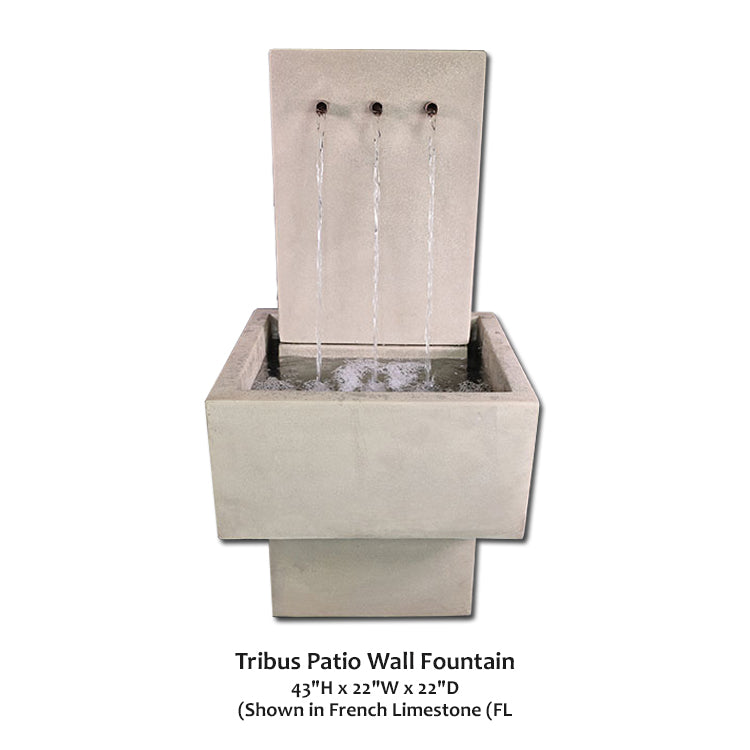 Tribus Patio Wall Fountain