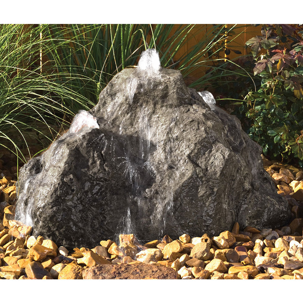 Triple Cascade Stone Outdoor Fountain