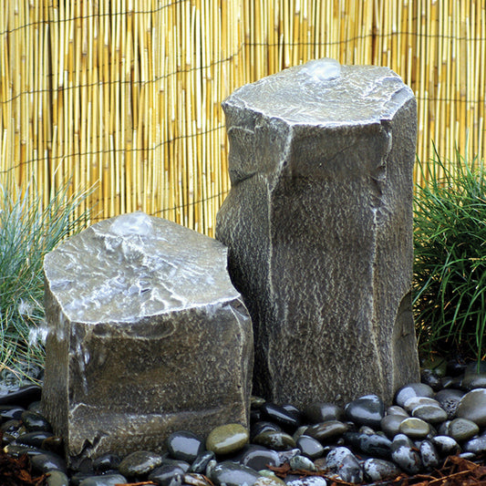 Outdoor fountain made of stone