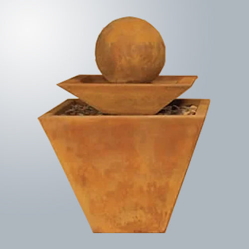 Image of a two tiered tapered square fountain