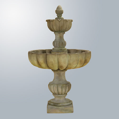 Large two level outdoor water feature