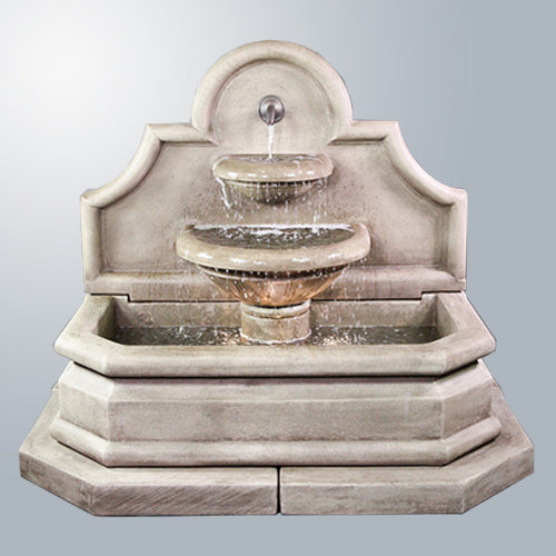 Venasque wall fountain designed for a spout