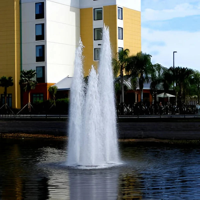 Vertex TriGeyser Floating Pond Fountain