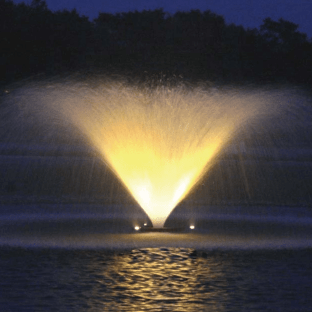 Warm Pond Fountain Light 4 Set