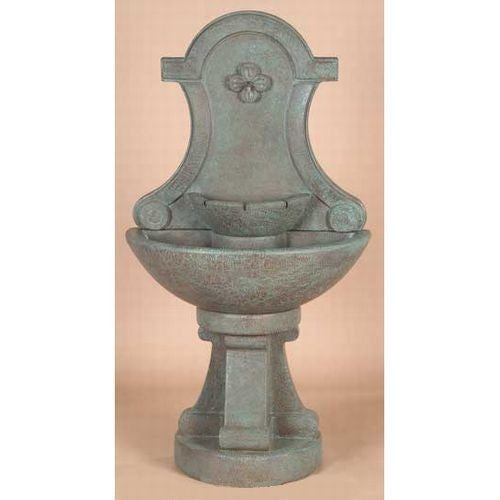 Outdoor wall fountain for garden or patio