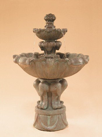 Small tiered garden fountain