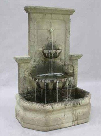 Augustine wall mounted outdoor water feature