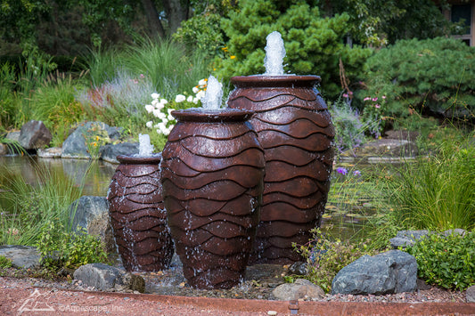 Scalloped Urns