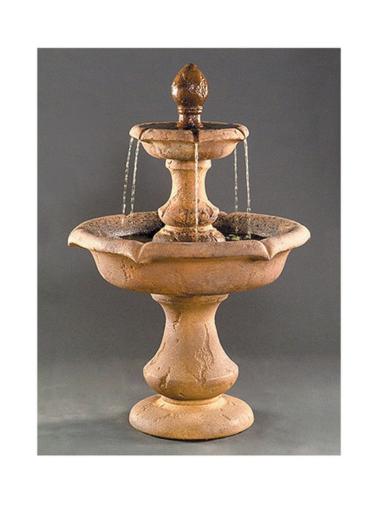 Image of a two tier garden fountain